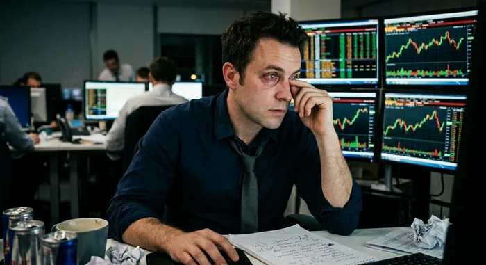 Anxious options trader experiencing high stress and capital drawdown on SPX 0DTE trades